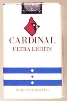Cardinal Ultra Lights cigarettes